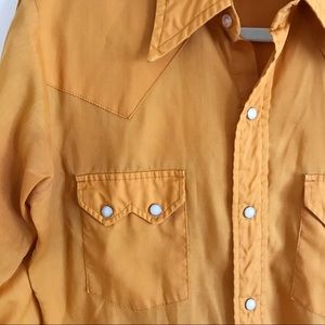 Vintage Orange Western Ware Shirt